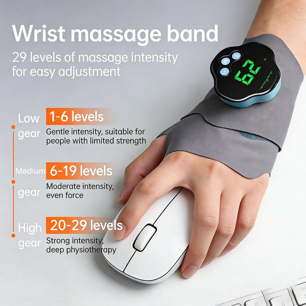 Ergovibe™ Smart Heat & Therapy Wrist Massager