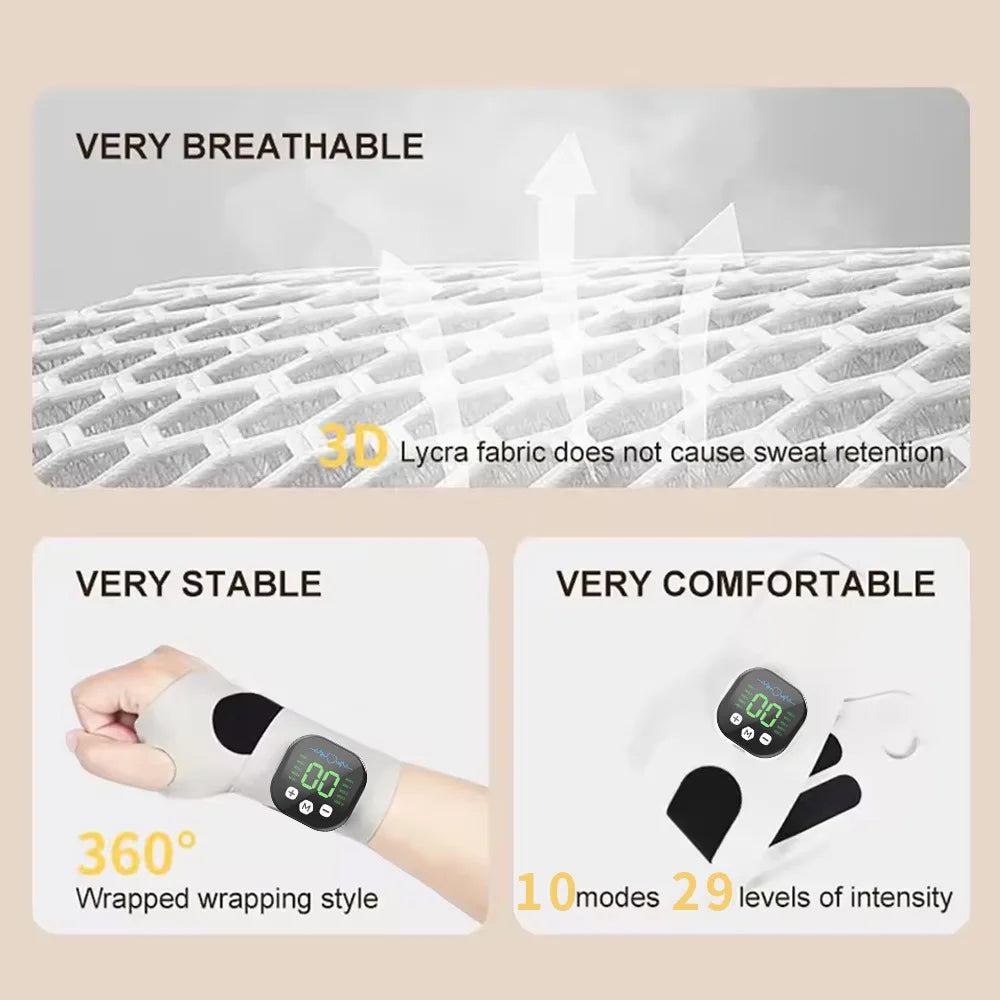 Ergovibe™ Smart Heat & Therapy Wrist Massager